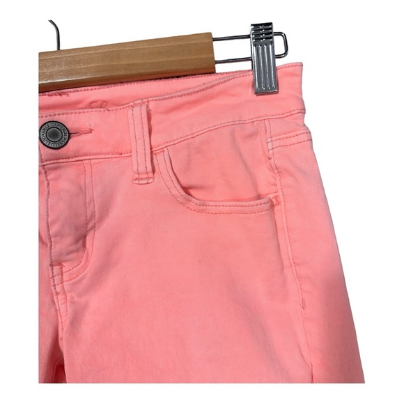 American Eagle Light Pink Jeggings - Size 2 - Picture 5 of 9
